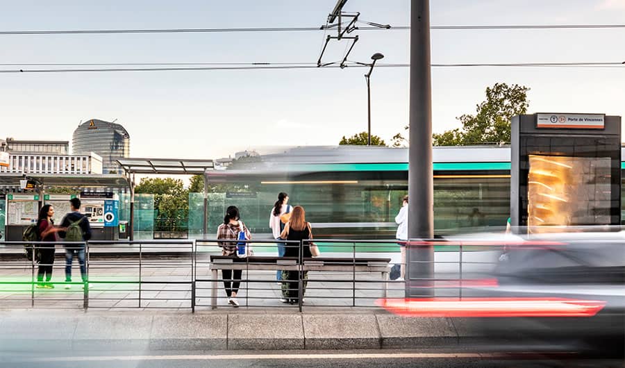 Tramway en circulation