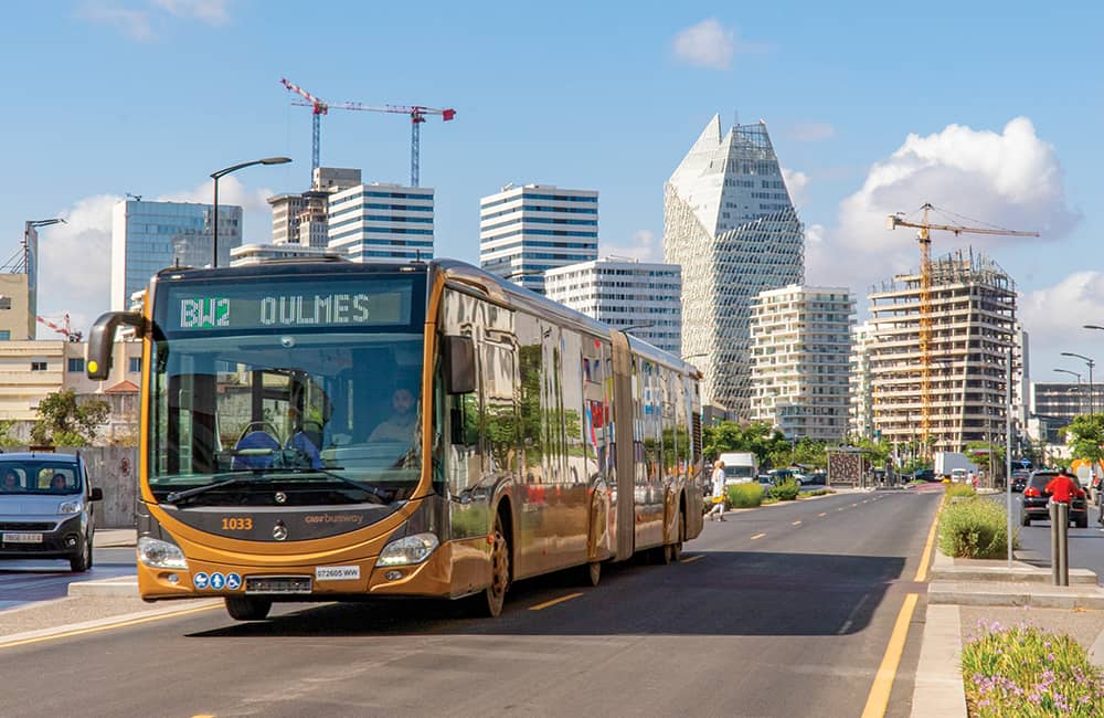 Ligne de bus à haut niveau de service (BHNS) à Casablanca